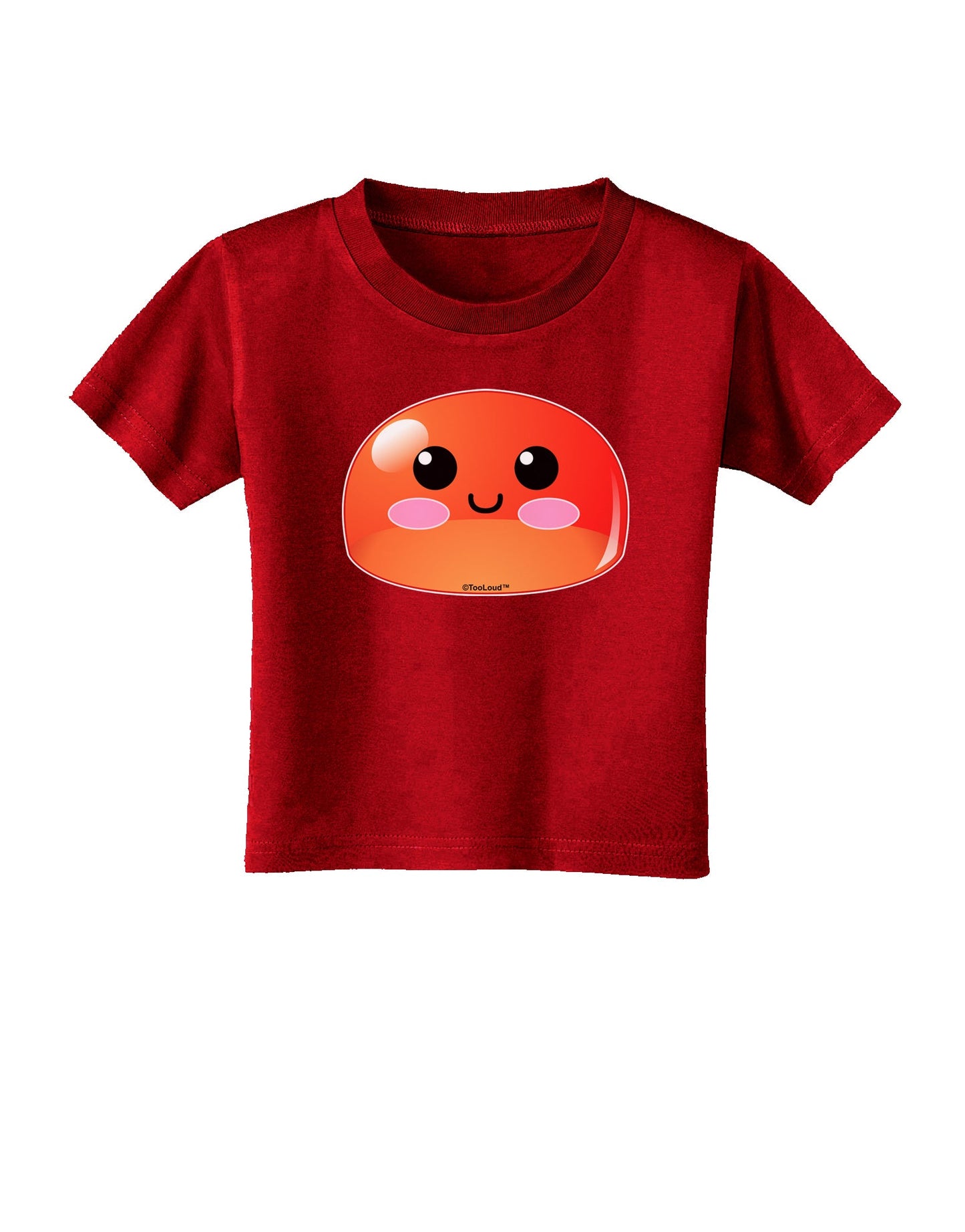 Cute RPG Slime - Red Toddler T-Shirt Dark by TooLoud-Toddler T-Shirt-TooLoud-Red-2T-Davson Sales