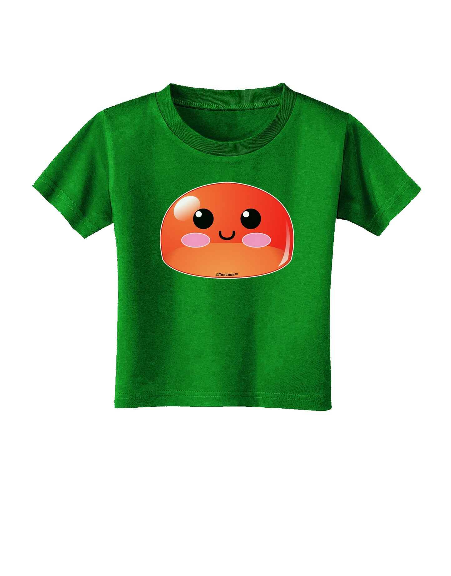 Cute RPG Slime - Red Toddler T-Shirt Dark by TooLoud-Toddler T-Shirt-TooLoud-Clover-Green-2T-Davson Sales