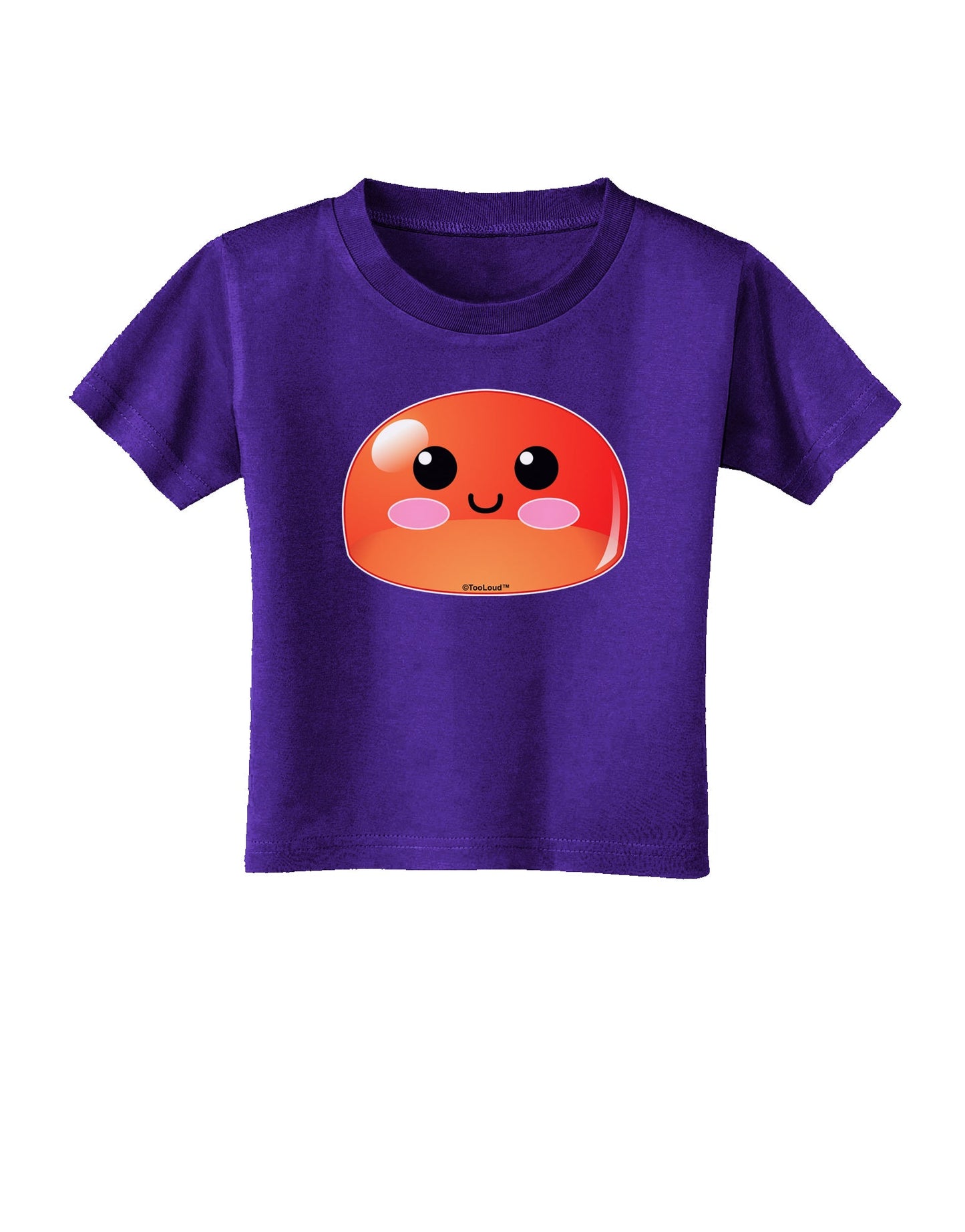 Cute RPG Slime - Red Toddler T-Shirt Dark by TooLoud-Toddler T-Shirt-TooLoud-Purple-2T-Davson Sales