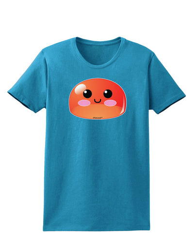 Cute RPG Slime - Red Womens Dark T-Shirt by TooLoud-Womens T-Shirt-TooLoud-Turquoise-X-Small-Davson Sales