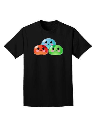 Cute RPG Slime - Trio Adult Dark T-Shirt by TooLoud-Mens T-Shirt-TooLoud-Black-Small-Davson Sales