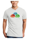 Cute RPG Slime - Trio Adult V-Neck T-shirt by TooLoud-Mens V-Neck T-Shirt-TooLoud-White-Small-Davson Sales