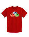 Cute RPG Slime - Trio Childrens Dark T-Shirt by TooLoud-Childrens T-Shirt-TooLoud-Red-X-Small-Davson Sales