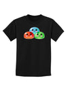 Cute RPG Slime - Trio Childrens Dark T-Shirt by TooLoud-Childrens T-Shirt-TooLoud-Black-X-Small-Davson Sales