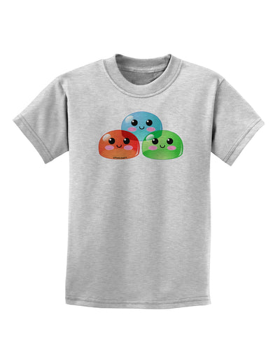 Cute RPG Slime - Trio Childrens T-Shirt by TooLoud-Childrens T-Shirt-TooLoud-AshGray-X-Small-Davson Sales