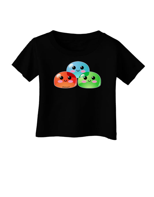 Cute RPG Slime - Trio Infant T-Shirt Dark by TooLoud-Infant T-Shirt-TooLoud-Black-06-Months-Davson Sales