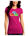 Cute RPG Slime - Trio Juniors Crew Dark T-Shirt by TooLoud-T-Shirts Juniors Tops-TooLoud-Hot-Pink-Juniors Fitted Small-Davson Sales