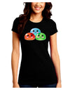 Cute RPG Slime - Trio Juniors Crew Dark T-Shirt by TooLoud-T-Shirts Juniors Tops-TooLoud-Black-Juniors Fitted Small-Davson Sales