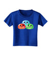 Cute RPG Slime - Trio Toddler T-Shirt Dark by TooLoud-Toddler T-Shirt-TooLoud-Royal-Blue-2T-Davson Sales
