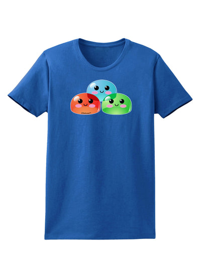 Cute RPG Slime - Trio Womens Dark T-Shirt by TooLoud-Womens T-Shirt-TooLoud-Royal-Blue-X-Small-Davson Sales