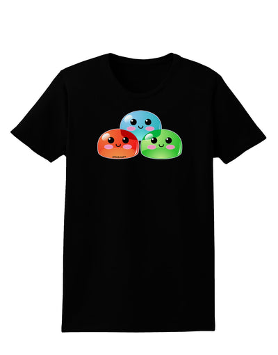 Cute RPG Slime - Trio Womens Dark T-Shirt by TooLoud-Womens T-Shirt-TooLoud-Black-X-Small-Davson Sales