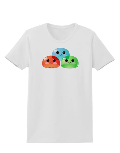 Cute RPG Slime - Trio Womens T-Shirt by TooLoud-Womens T-Shirt-TooLoud-White-X-Small-Davson Sales