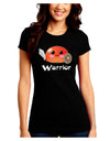 Cute RPG Slime - Warrior Juniors Crew Dark T-Shirt by TooLoud-T-Shirts Juniors Tops-TooLoud-Black-Juniors Fitted Small-Davson Sales