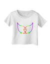 Cute Rainbow Angel Wings Heart Infant T-Shirt-Infant T-Shirt-TooLoud-White-06-Months-Davson Sales