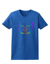 Cute Rainbow Angel Wings Heart Womens Dark T-Shirt-TooLoud-Royal-Blue-X-Small-Davson Sales