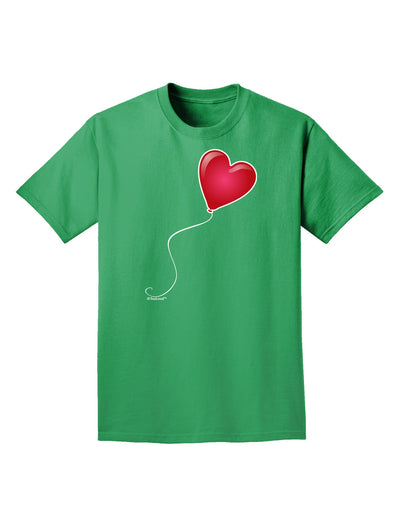 Cute Red Heart Balloon Adult Dark T-Shirt-Mens T-Shirt-TooLoud-Kelly-Green-Small-Davson Sales