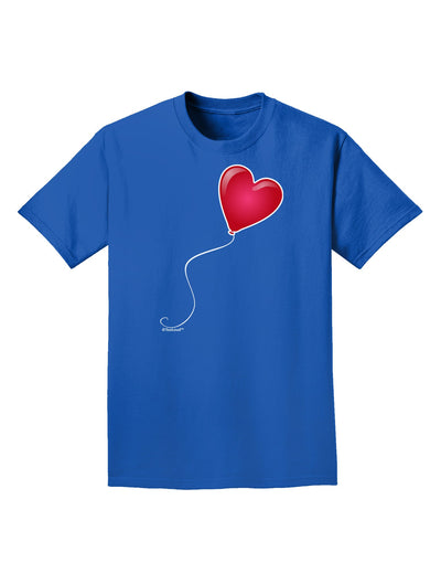 Cute Red Heart Balloon Adult Dark T-Shirt-Mens T-Shirt-TooLoud-Royal-Blue-Small-Davson Sales