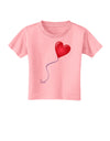 Cute Red Heart Balloon Toddler T-Shirt-Toddler T-Shirt-TooLoud-Candy-Pink-2T-Davson Sales