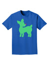 Cute Red and Green Rudolph - Christmas Adult Dark T-Shirt by TooLoud-Mens T-Shirt-TooLoud-Royal-Blue-Small-Davson Sales