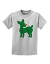 Cute Red and Green Rudolph - Christmas Childrens T-Shirt by TooLoud-Childrens T-Shirt-TooLoud-AshGray-X-Small-Davson Sales