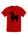 Cute Red and Green Rudolph - Christmas Childrens T-Shirt by TooLoud-Childrens T-Shirt-TooLoud-Red-X-Small-Davson Sales