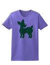 Cute Red and Green Rudolph - Christmas Womens T-Shirt by TooLoud-Womens T-Shirt-TooLoud-Violet-X-Small-Davson Sales