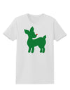 Cute Red and Green Rudolph - Christmas Womens T-Shirt by TooLoud-Womens T-Shirt-TooLoud-White-X-Small-Davson Sales