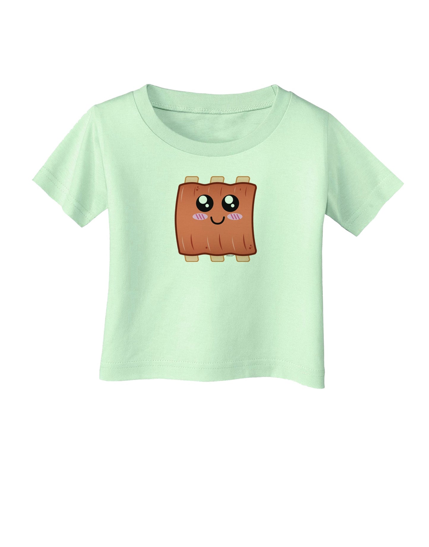 Cute Ribs Infant T-Shirt-Infant T-Shirt-TooLoud-Light-Green-06-Months-Davson Sales