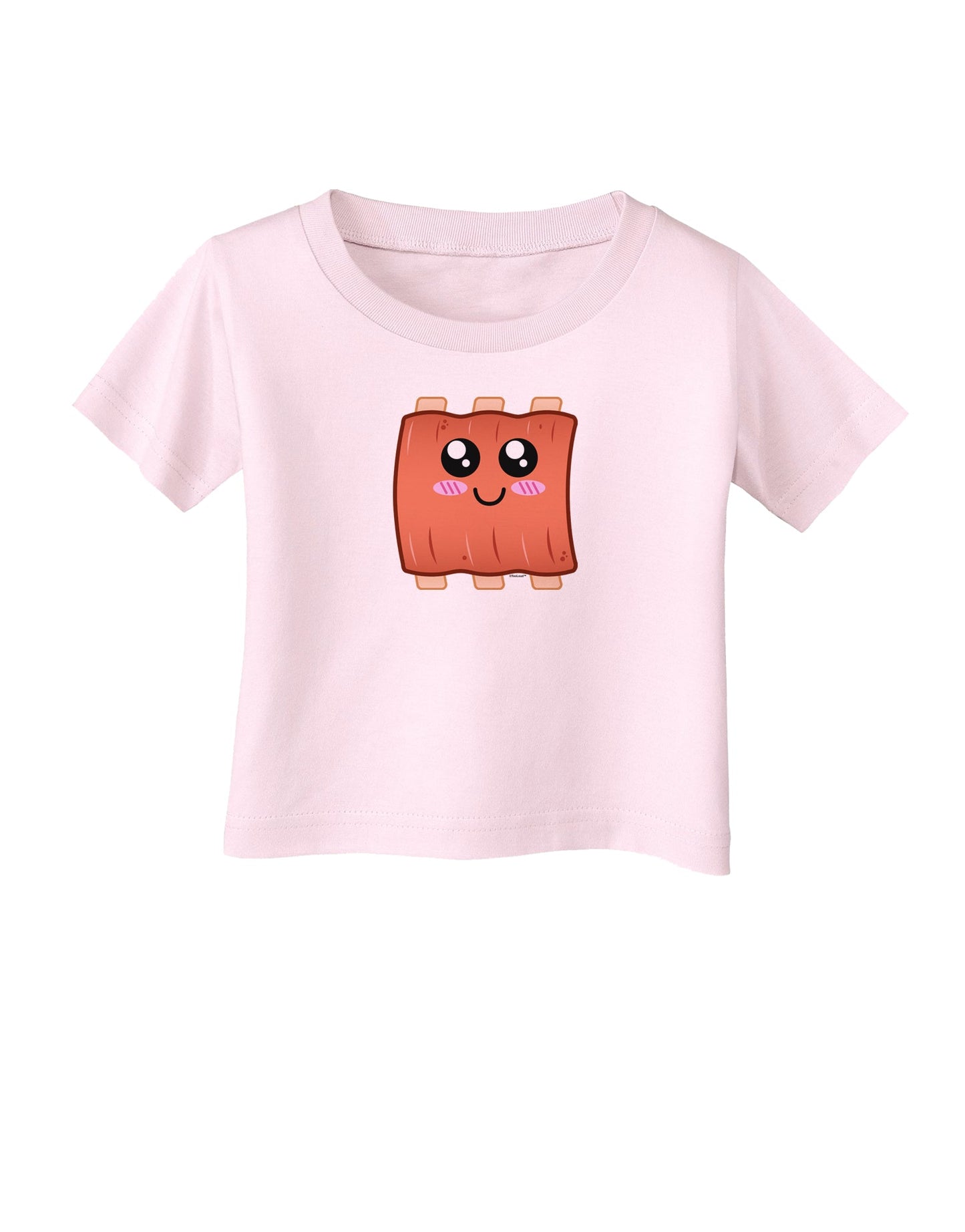 Cute Ribs Infant T-Shirt-Infant T-Shirt-TooLoud-Light-Pink-06-Months-Davson Sales