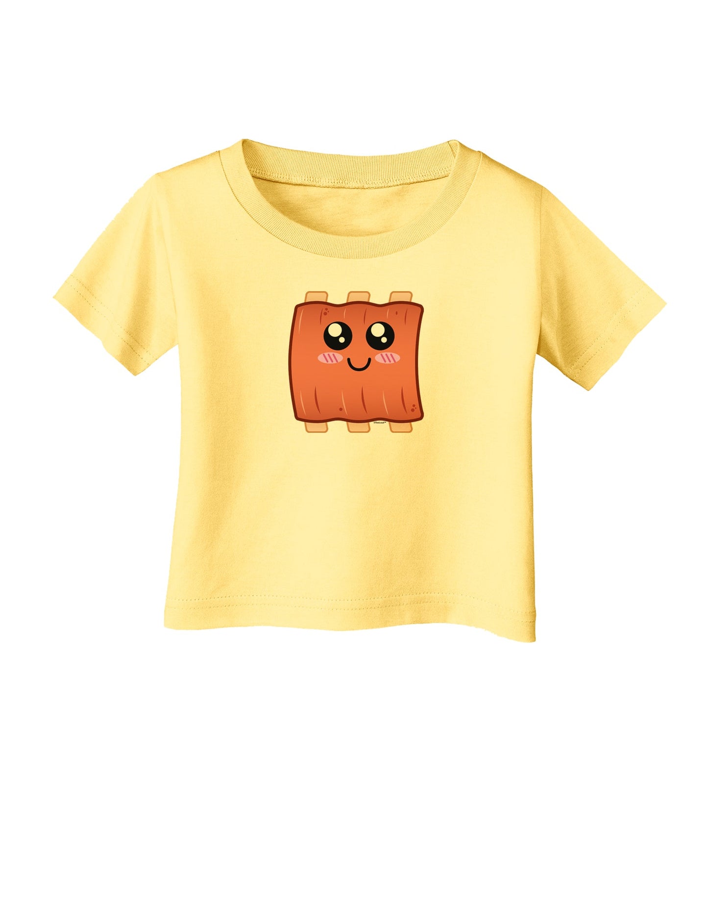 Cute Ribs Infant T-Shirt-Infant T-Shirt-TooLoud-Daffodil-Yellow-06-Months-Davson Sales