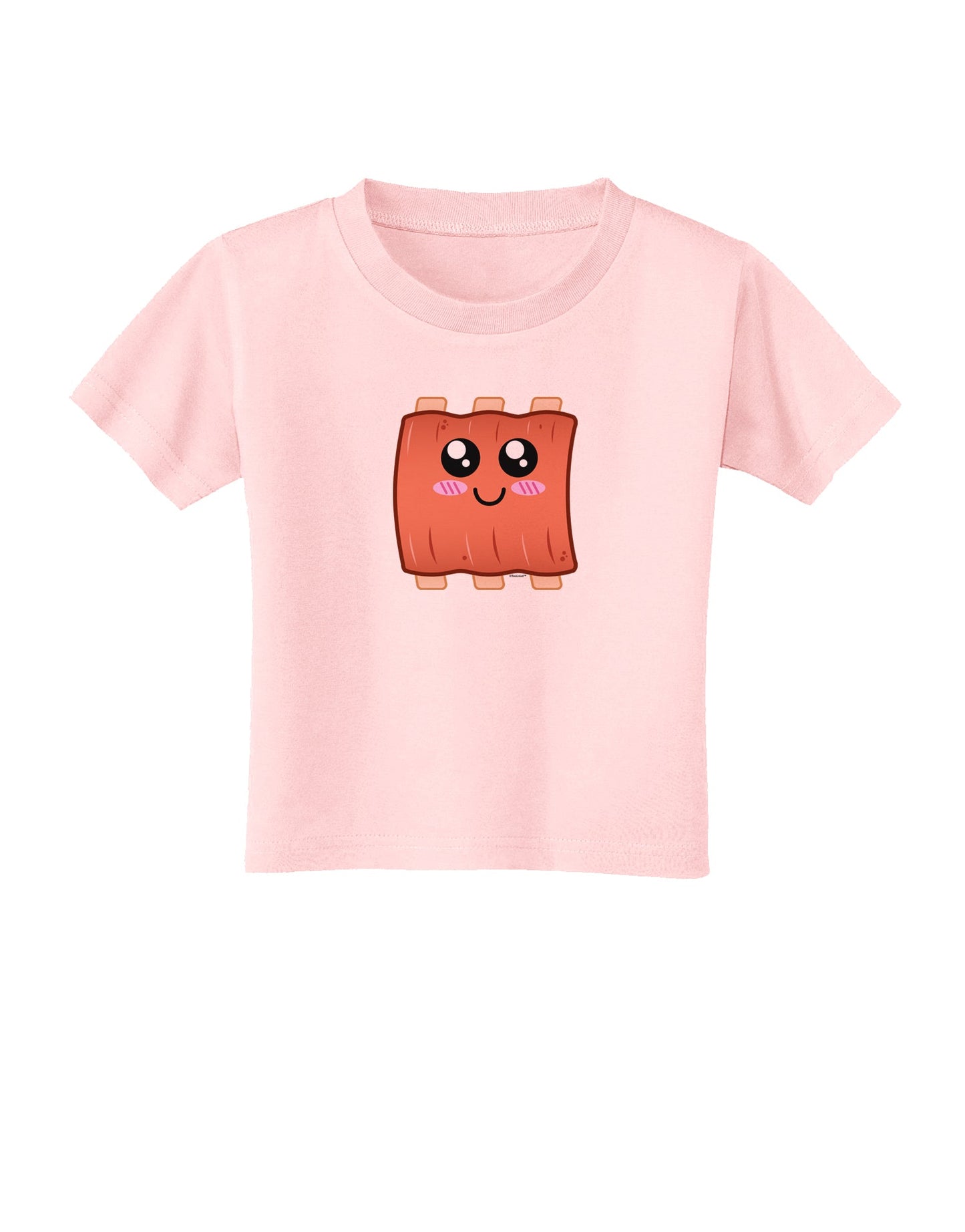 Cute Ribs Toddler T-Shirt-Toddler T-Shirt-TooLoud-Light-Pink-2T-Davson Sales
