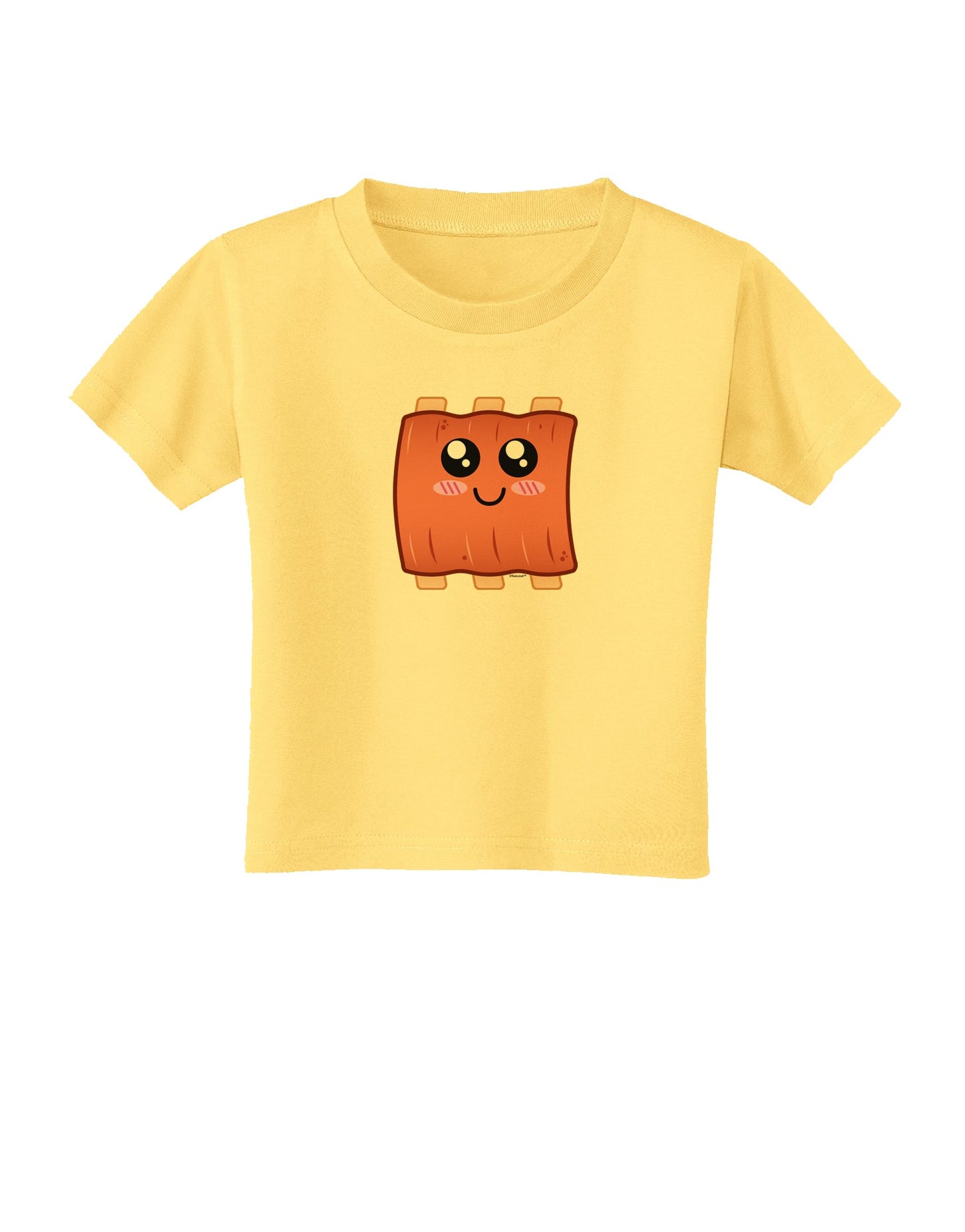 Cute Ribs Toddler T-Shirt-Toddler T-Shirt-TooLoud-Daffodil-Yellow-2T-Davson Sales