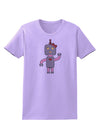 Cute Robot Female Womens T-Shirt-Womens T-Shirt-TooLoud-Lavender-X-Small-Davson Sales