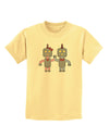 Cute Robot Love Childrens T-Shirt-Childrens T-Shirt-TooLoud-Daffodil-Yellow-X-Small-Davson Sales