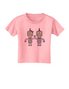 Cute Robot Love Toddler T-Shirt-Toddler T-Shirt-TooLoud-Candy-Pink-2T-Davson Sales