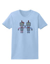 Cute Robot Love Womens T-Shirt-Womens T-Shirt-TooLoud-Light-Blue-X-Small-Davson Sales