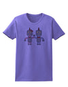 Cute Robot Love Womens T-Shirt-Womens T-Shirt-TooLoud-Violet-X-Small-Davson Sales