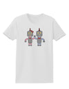 Cute Robot Love Womens T-Shirt-Womens T-Shirt-TooLoud-White-X-Small-Davson Sales