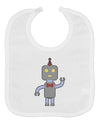 Cute Robot Male Baby Bib