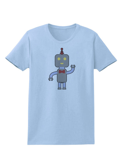 Cute Robot Male Womens T-Shirt-Womens T-Shirt-TooLoud-Light-Blue-X-Small-Davson Sales