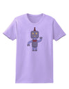 Cute Robot Male Womens T-Shirt-Womens T-Shirt-TooLoud-Lavender-X-Small-Davson Sales