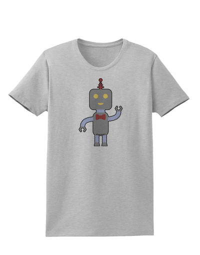 Cute Robot Male Womens T-Shirt-Womens T-Shirt-TooLoud-AshGray-X-Small-Davson Sales