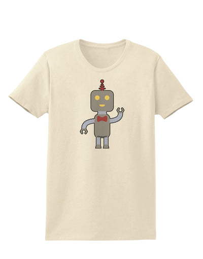 Cute Robot Male Womens T-Shirt-Womens T-Shirt-TooLoud-Natural-X-Small-Davson Sales