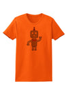 Cute Robot Male Womens T-Shirt-Womens T-Shirt-TooLoud-Orange-X-Small-Davson Sales