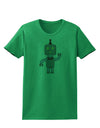 Cute Robot Male Womens T-Shirt-Womens T-Shirt-TooLoud-Kelly-Green-X-Small-Davson Sales