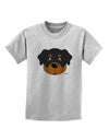 Cute Rottweiler Dog Childrens T-Shirt by TooLoud-Childrens T-Shirt-TooLoud-AshGray-X-Small-Davson Sales