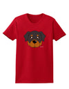 Cute Rottweiler Dog Womens Dark T-Shirt by TooLoud-Womens T-Shirt-TooLoud-Red-X-Small-Davson Sales