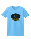 Cute Rottweiler Dog Womens T-Shirt by TooLoud-Womens T-Shirt-TooLoud-Aquatic-Blue-X-Small-Davson Sales