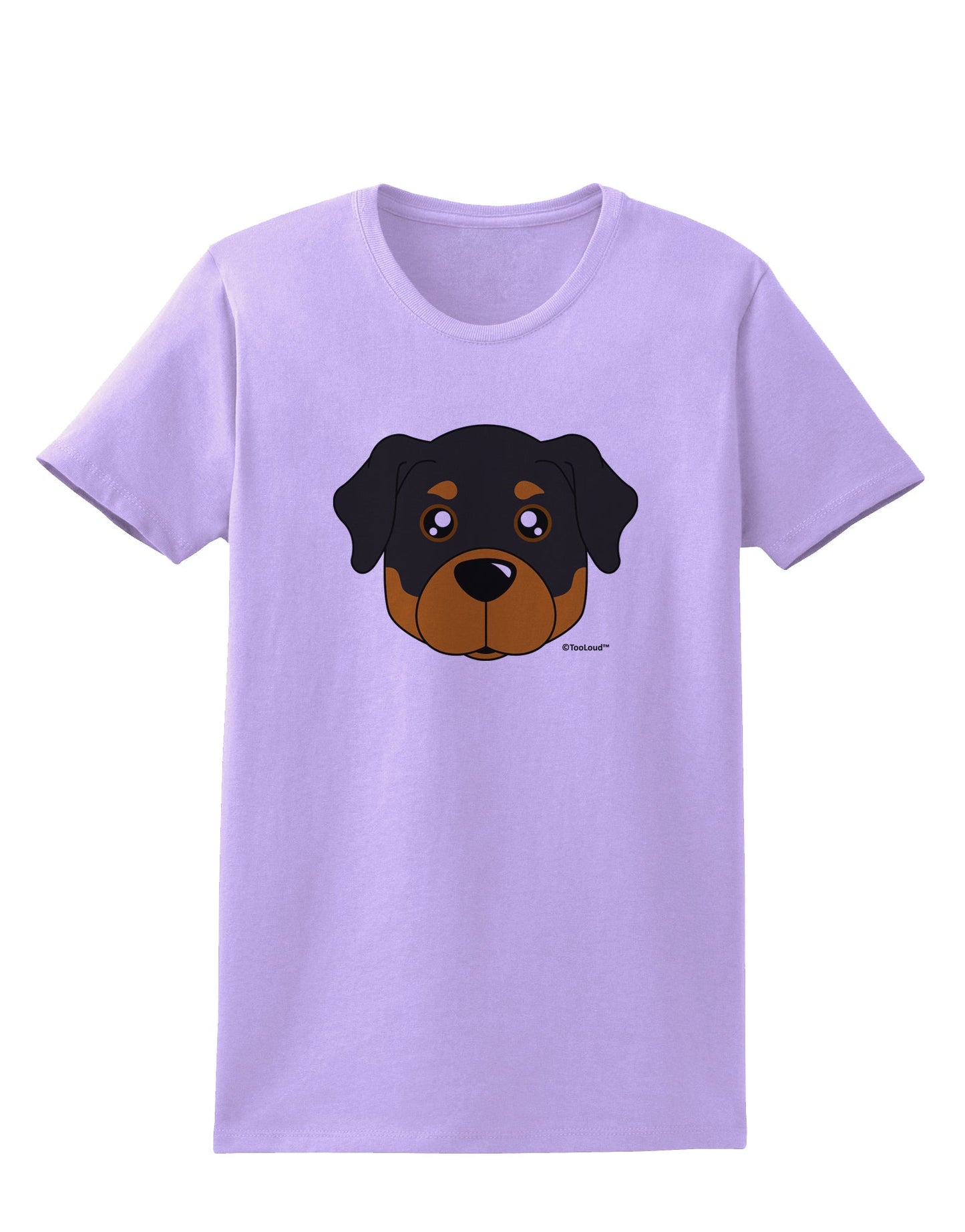Cute Rottweiler Dog Womens T-Shirt by TooLoud-Womens T-Shirt-TooLoud-Lavender-X-Small-Davson Sales