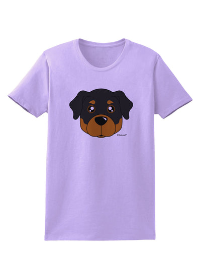 Cute Rottweiler Dog Womens T-Shirt by TooLoud-Womens T-Shirt-TooLoud-Lavender-X-Small-Davson Sales